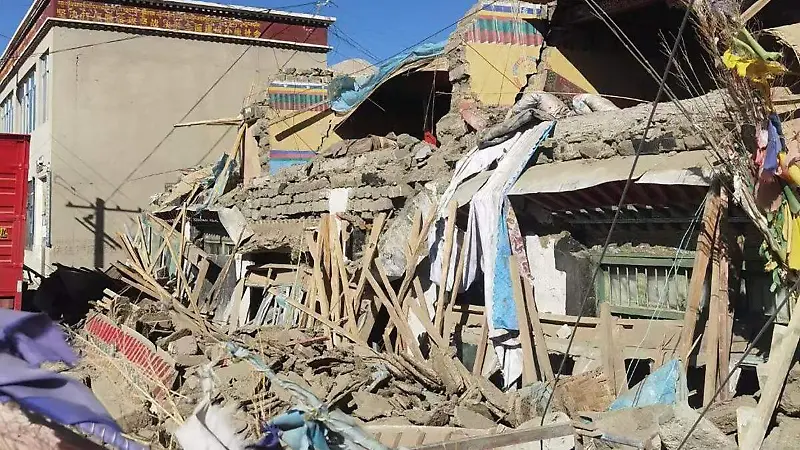 Así quedaron las calles después del terremoto